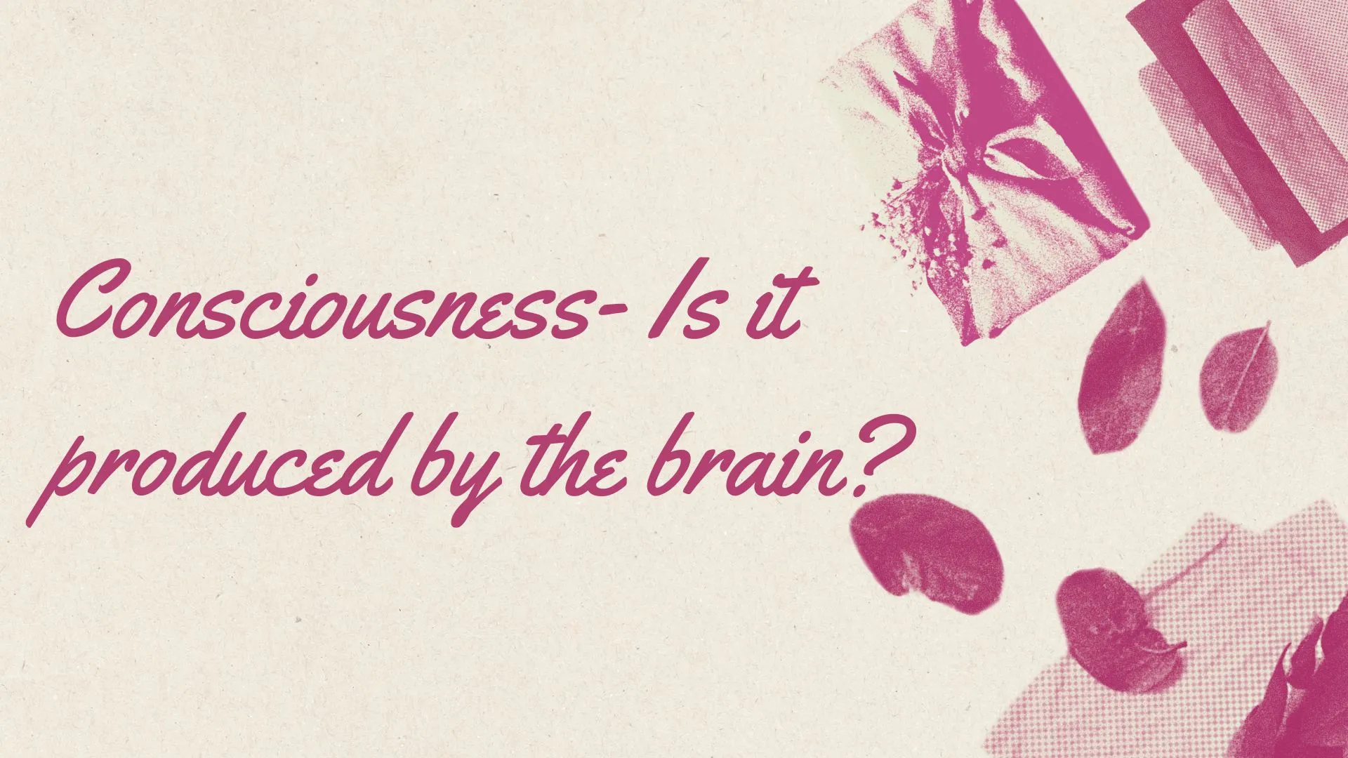 Consciousness- Is it produced by the brain